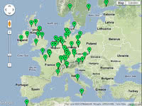 Fabryki półprzewodników w Europie, październik 2012 r. Źródło: Google Earth