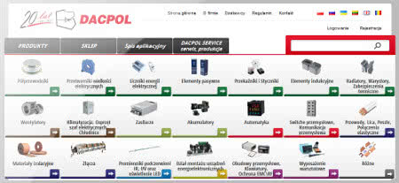 Nowa witryna internetowa Dacpolu 