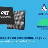 Nowa generacja 64-bitowych mikroprocesorów przemysłowych STM32 do aplikacji edge AI