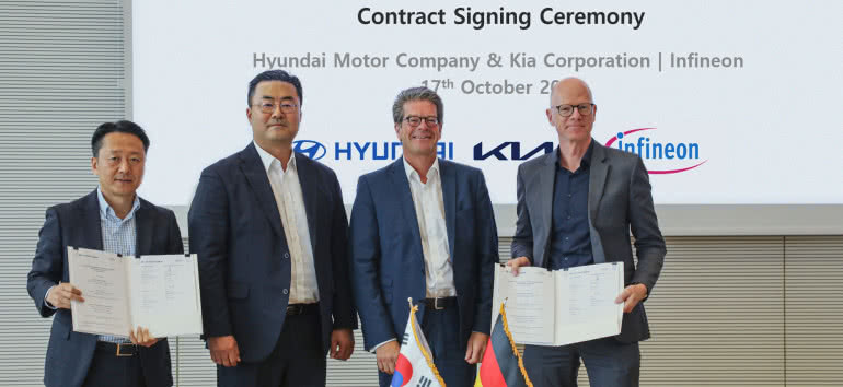 Hyundai, Kia i Infineon podpisują umowę na dostawy półprzewodników mocy 