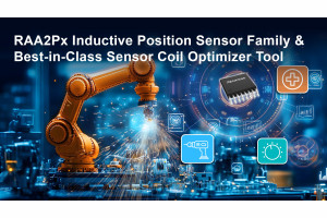 Indukcyjne czujniki przemieszczenia obrotowego, łukowego i liniowego