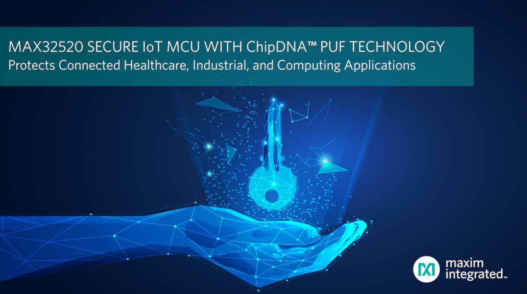 Zaawansowany mikrokontroler kryptograficzny z technologią ChipDNA PUF do aplikacji IoT