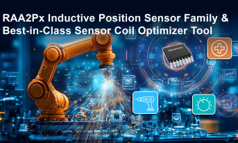 Indukcyjne czujniki przemieszczenia obrotowego, łukowego i liniowego