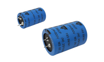 Kondensatory snap-in serii 193 PUR-SI w wersjach o napięciu znamionowym 550 V i 600 V