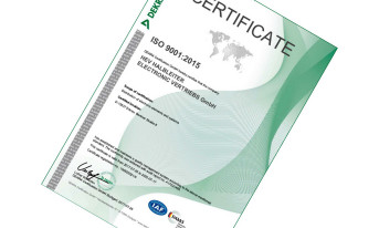 HEV ma ISO 9001:2015