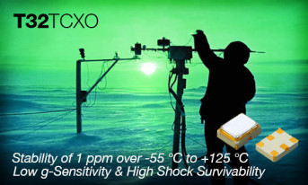 Oscylatory TCXO o stabilności ±1 ppm w zakresie temperatury od -55 do +125°C