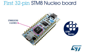 Płytki deweloperskie formatu Nucleo-32 z 8-bitowymi mikrokontrolerami STM8