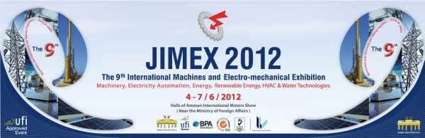 Jimex 2012 - 9 Międzynarodowe targi maszyn, energii odnawialnej i elektryki 