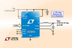 Impulsowy regulator napięcia step-down 6 A z interfejsem PMBus