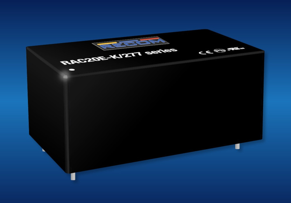 20-watowy zasilacz sieciowy zgodny z wymogami kategorii przepięciowej OVC III