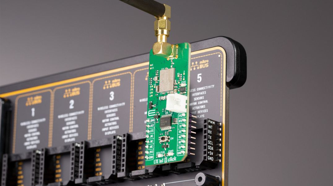 Nowa seria modułów standardu Click do systemów komunikacyjnych LTE-M i NB-IoT
