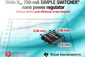 Najmniejszy na świecie regulator DC-DC o wymiarach 1,6 x 1,6 x 0,5 mm