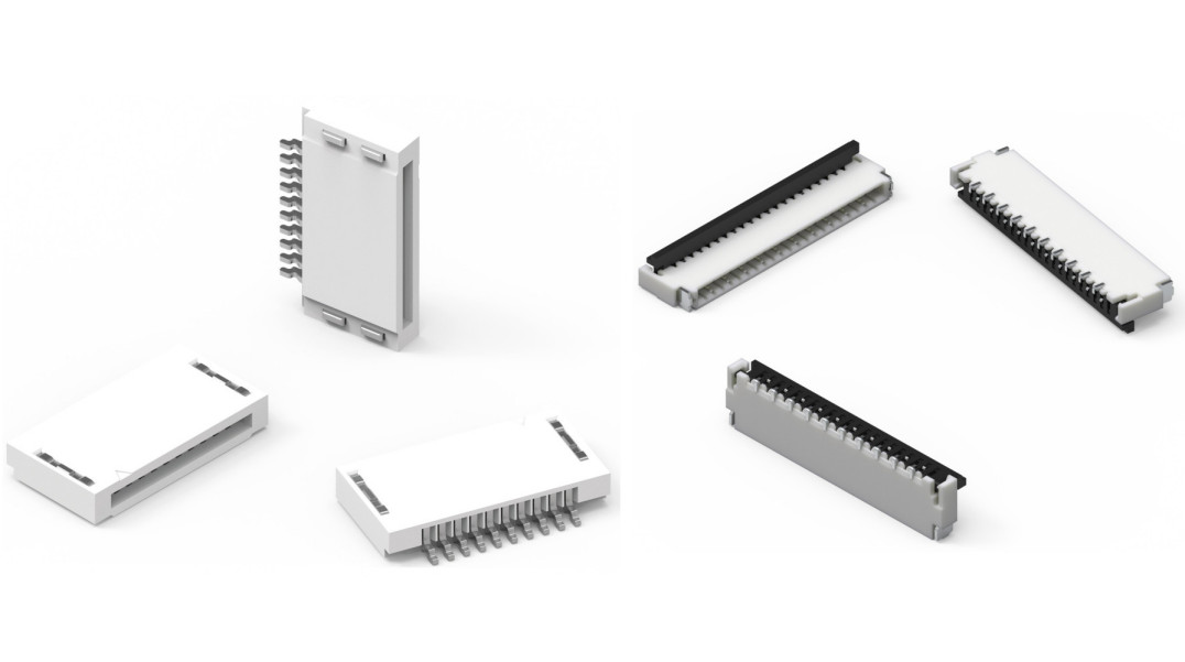 Nowe złącza ZIF i LIF do kabli taśmowych w wersjach od 4 do 24 kanałów