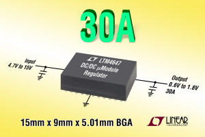 30-amperowy regulator napięcia 15 x 9 x 5 mm z możliwością skalowania prądu do 180 A