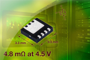 Miniaturowy p-kanałowy MOSFET 20 V o rezystancji kanału 4,8 mΩ