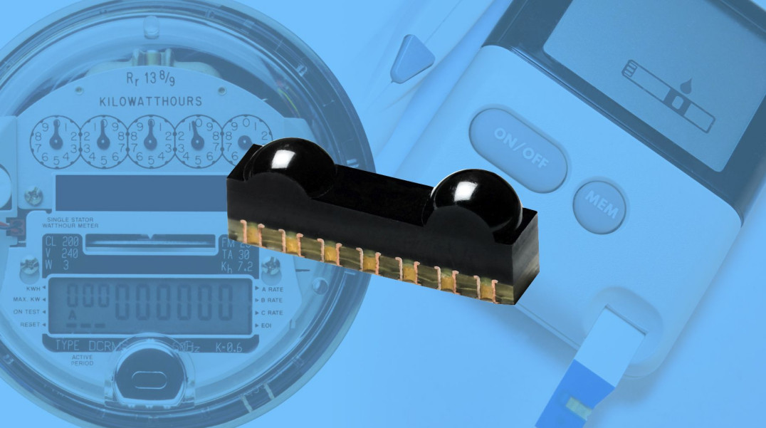 Transceiver IR o wymiarach 6,8 x 2,8 x 1,6 mm kompatybilny z IrDA
