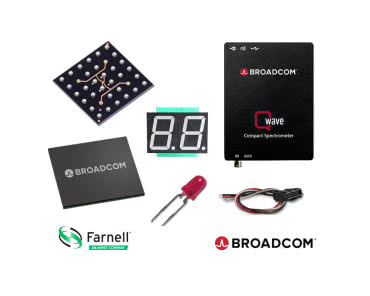 Miniaturowe spektrometry i zestawy ewaluacyjne Broadcom w ofercie firmy Farnell