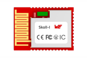 Moduł komunikacyjny Bluetooth/Bluetooth LE 5.4 o wymiarach 16,6 x 12 x 1,7 mm