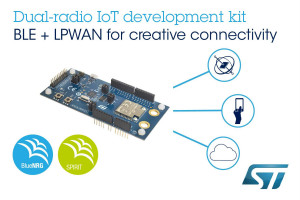 Dwuzakresowy zestaw deweloperski Bluetooth/LPWAN