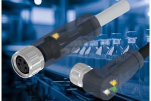 Złącza M8x1 z wbudowanymi diodami elektroluminescencyjnymi