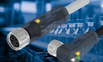 Złącza M8x1 z wbudowanymi diodami elektroluminescencyjnymi