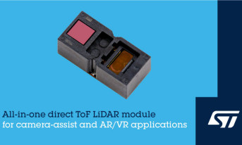 Moduł LiDAR-u direct Time-of-Flight (dToF) o rozdzielczości 54 x 42 stref