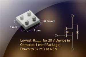 20-woltowy MOSFET o powierzchni 1 mm²