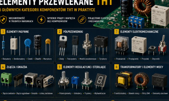 Klasyfikacja i zastosowanie komponentów przewlekanych THT w elektronice przemysłowej
