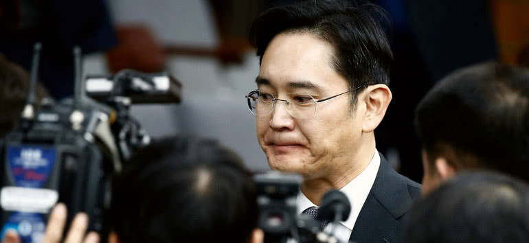 Lee Jae-yong, szef Samsunga, oskarżony w skandalu korupcyjnym w Korei Południowej 