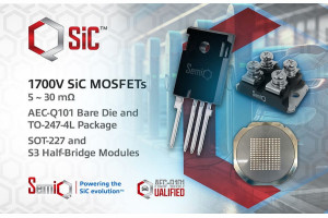 Małostratne tranzystory SiC MOSFET 1700 V do sektora energii odnawialnej i motoryzacji