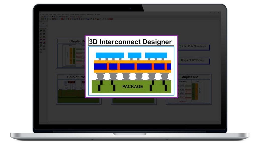 Narzędzie projektowe W3510E Chiplet 3D Interconnect Designer