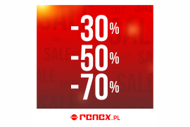 Wyjątkowa wyprzedaż w sklepie Renex, ceny obniżone nawet o 70%!