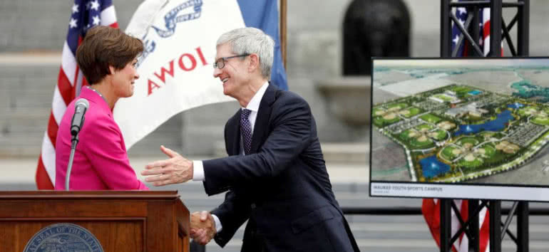Apple zbuduje centrum danych w stanie Iowa - otrzyma znaczące zachęty finansowe 