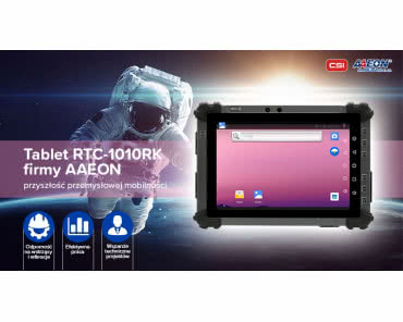 Tablet RTC-1010RK firmy AAEON – przyszłość przemysłowej mobilności