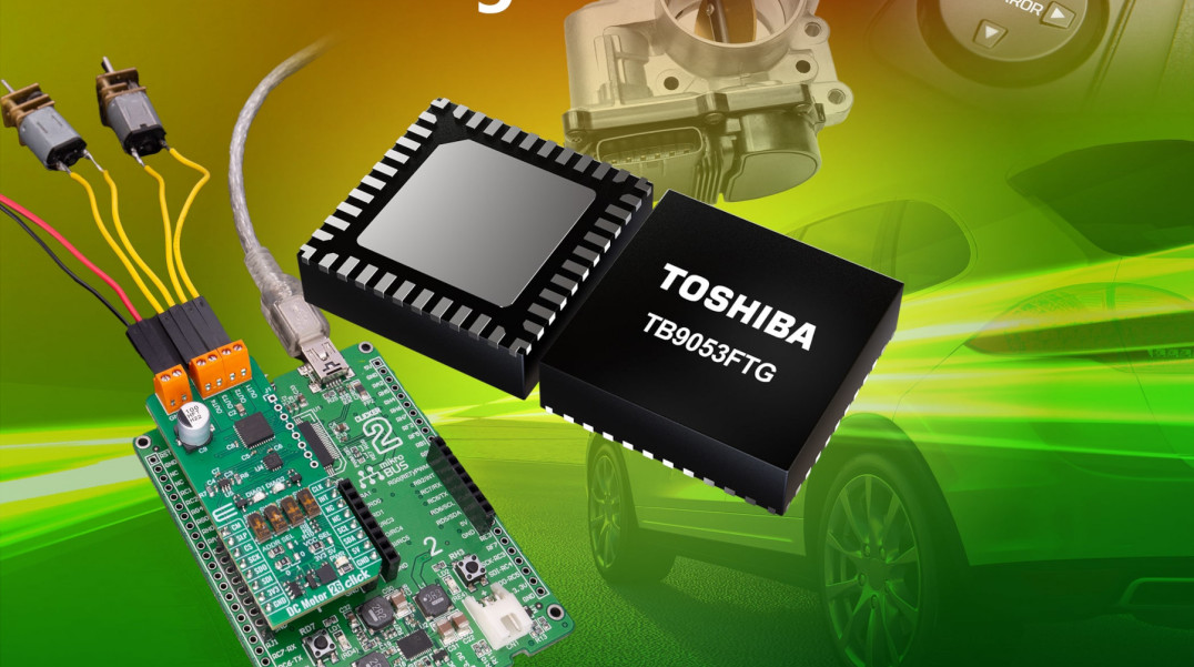 Płytka Click DC Motor 26 ze sterownikiem Toshiba TB9053 do aplikacji motoryzacyjnych