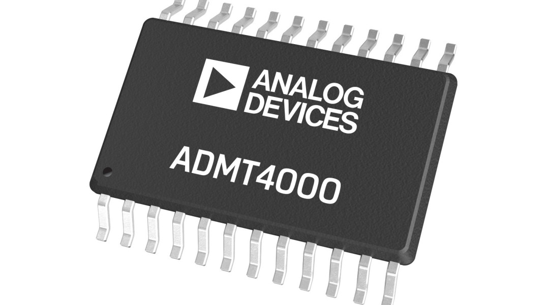 Jednochipowy enkoder wieloobrotowy o zakresie pomiarowym 46 obrotów i dokładności ±0,25°