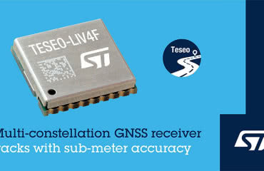 Moduł nawigacyjny GNSS z chipem Teseo IV o dokładności pozycjonowania lepszej od 1 m 