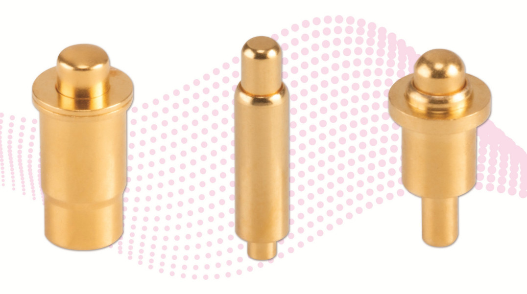 Sprężynowe styki pogo pin o prądzie znamionowym do 25 A i dużej niezawodności mechanicznej