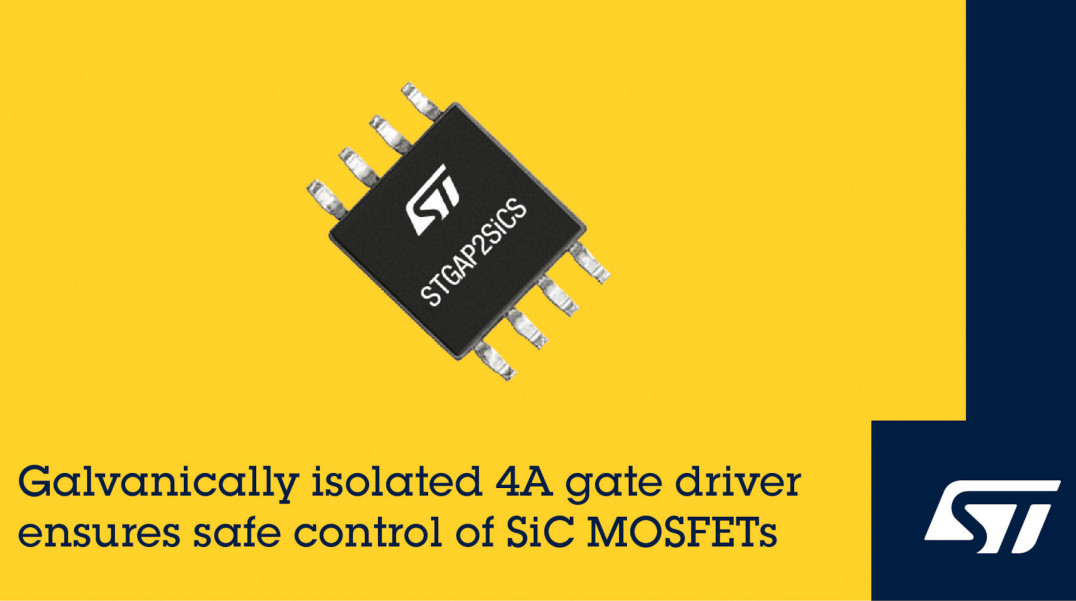 Izolowany sterownik bramek tranzystorów SiC MOSFET o napięciu do 1200 V