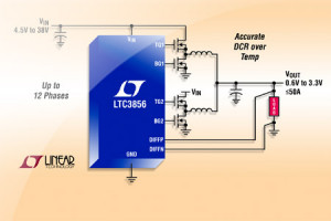 Konwerter DC-DC do wielofazowych systemów zasilania 0,6...5V o wydajności do 300A