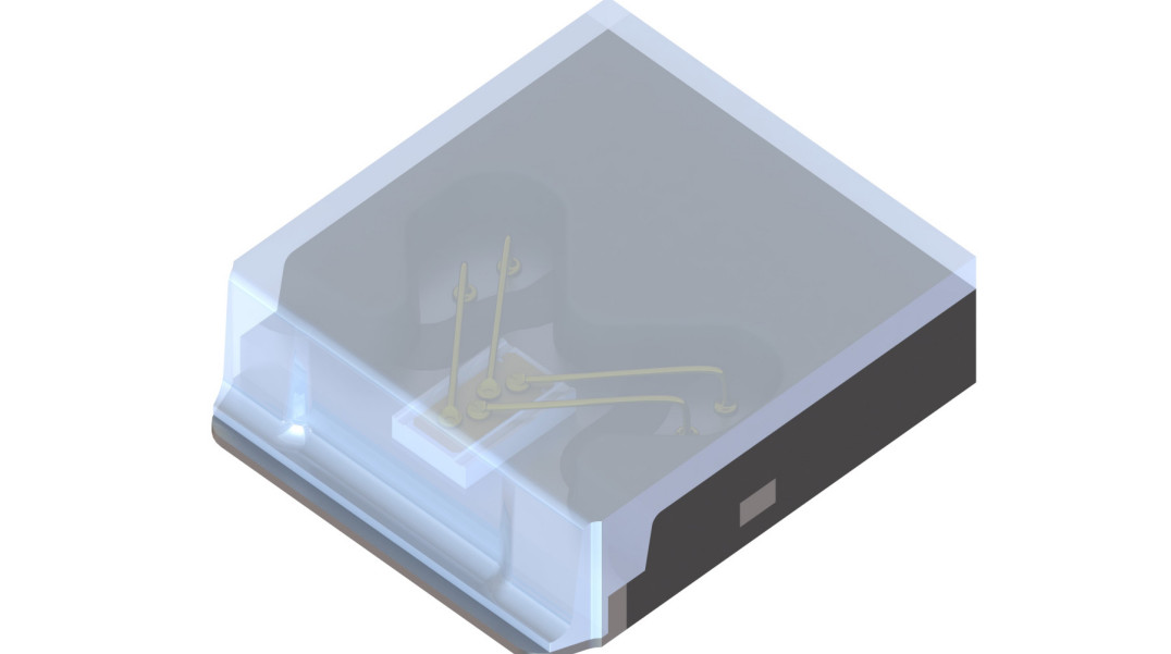 Miniaturowa dioda laserowa SMD o szerokości szczeliny 110 µm