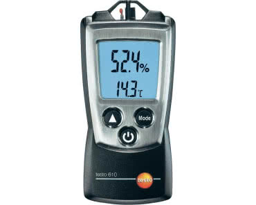 Higrometr z pomiarem temperatury Testo 610
