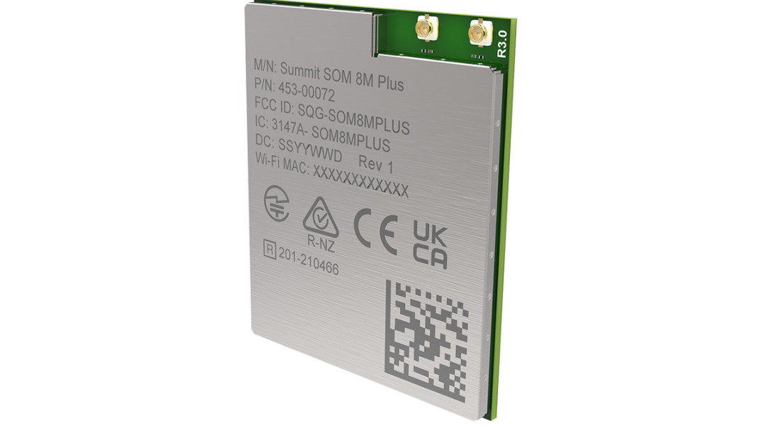 Moduł SoM z komunikacją WiFi/Bluetooth i mikroprocesorem i.MX 8M Plus