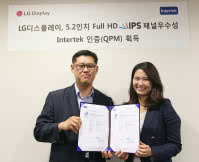 LG Display odbiera certyfikaty od firmy Intertek