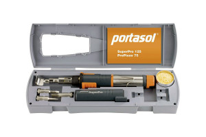 Lutownica gazowa Portasol SuperPro 125 - zestaw