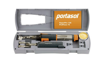 Lutownica gazowa Portasol SuperPro 125 - zestaw