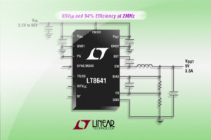 Impulsowy regulator napięcia step-down 65 V/3,5 A o bardzo małym poziomie generowanych zaburzeń EMI