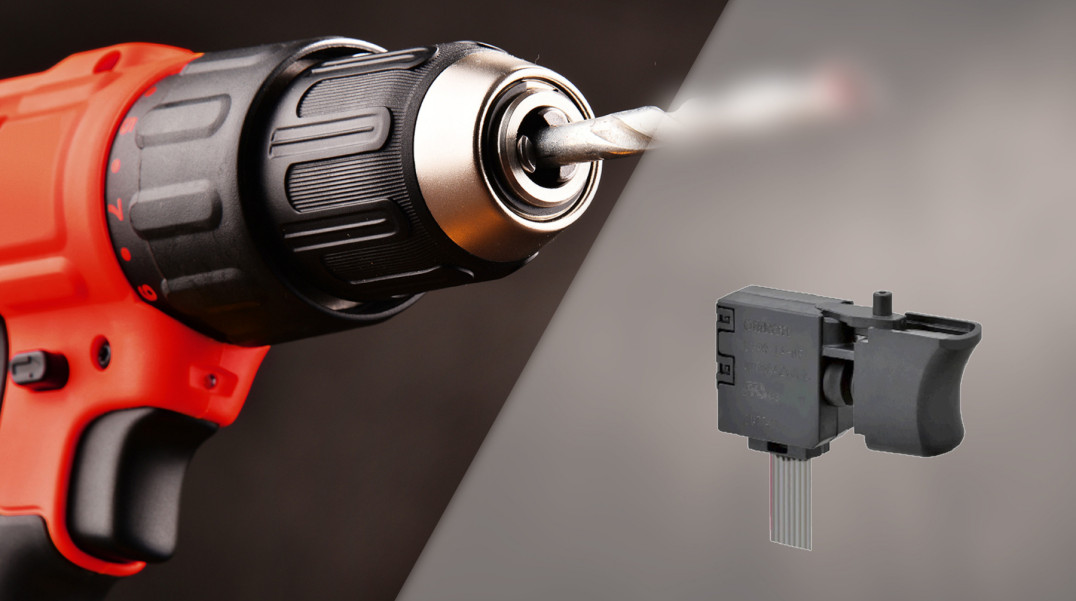 Miniaturowy przełącznik heavy-duty do elektronarzędzi