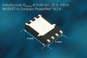 n-kanałowy 25-woltowy MOSFET o rekordowo małej rezystancji kanału