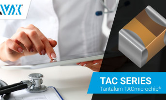 Kondensator tantalowy 10 &micro;F w obudowie 3216 o grubości 0,5 mm